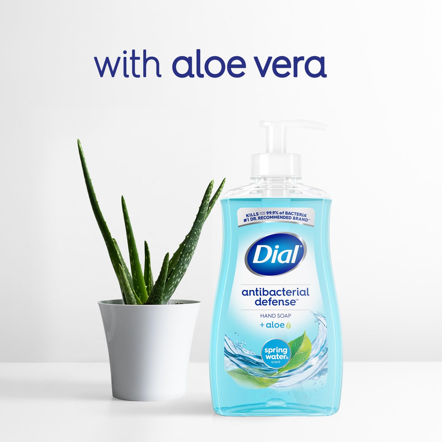 Dial Antibacterial Liquid Hand Soap, Spring Water, 11 fl oz (Pack of 4) Beauty & Personal Care Dial