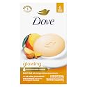 Dove Beauty Bar Soap Glowing Mango & Almond Butters, 6 Bars for Radiant Skin, Illuminates Skin 3.75 oz Beauty & Personal Care Dove