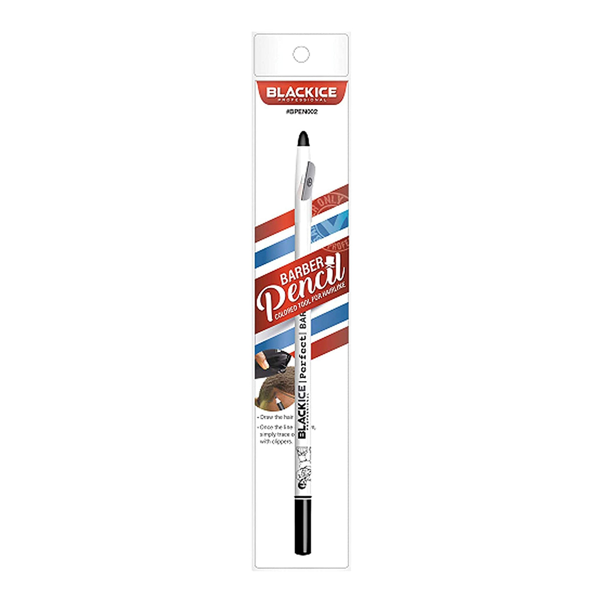 (2) Black Ice Spray Barber Pencils (White) Beauty & Personal Care Black Ice