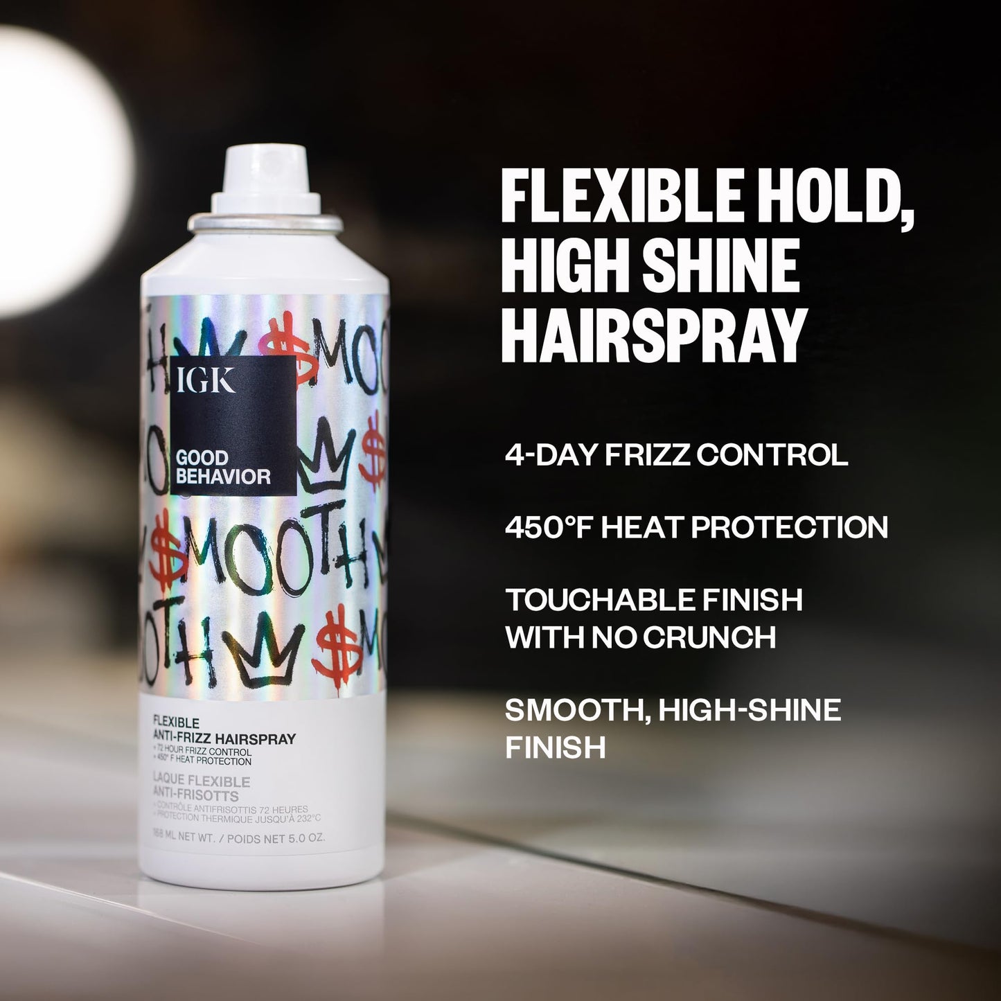 IGK GOOD BEHAVIOR Flexible Hairspray Beauty & Personal Care IGK
