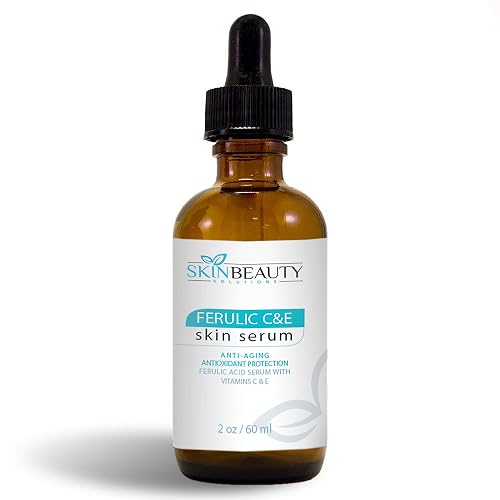 Ferulic Acid CE with Vitamin C+E Skin Serum Wrinkles, Anti-Aging, Sun Damaged Skin & More (C+E Ferulic Combination Antioxidant Treatment (2 oz/ 60 ml) Beauty & Personal Care Skin Beauty Solutions