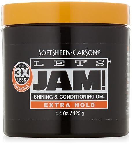 SoftSheen-Carson Dark and Lovely Let's Jam, Shining and Conditioning Gel, Extra Hold, For all Hair Types, Styling Gel Also Great for Braiding Beauty & Personal Care SoftSheen