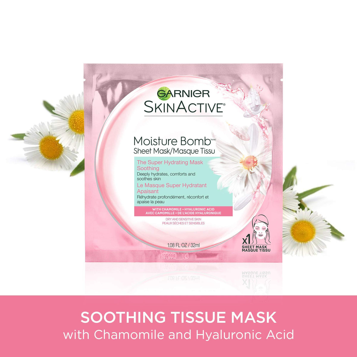 Skin Active Moisture Bomb Super Hydrating Sheet Mask (Pack of 4)