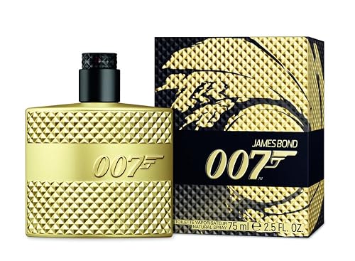 James Bond Eau De Toilette Spray limited Edition, Gold, 2.5 Ounce Beauty & Personal Care James Bond