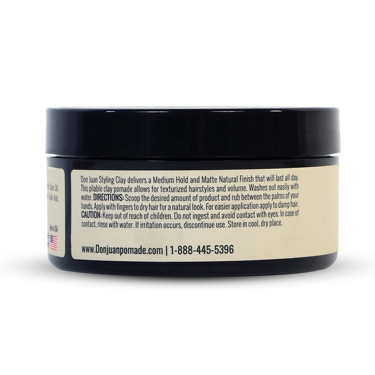 Don Juan Handcrafted Styling Clay Pomade | Medium Hold | Matte Natural Finish | Water Based | Summer Breeze Scent, 4oz Pack of 3 Beauty & Personal Care Don Juan