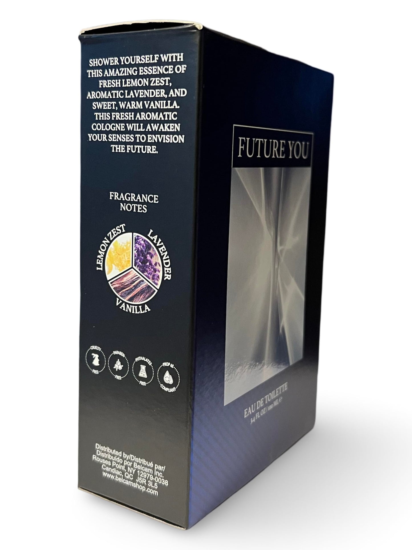 Belcam Beauty FUTURE YOU Eau de Toilette, 3.4 Fl Oz, Lavender, Vanilla, Lemon Zest Beauty & Personal Care Belcam Beauty