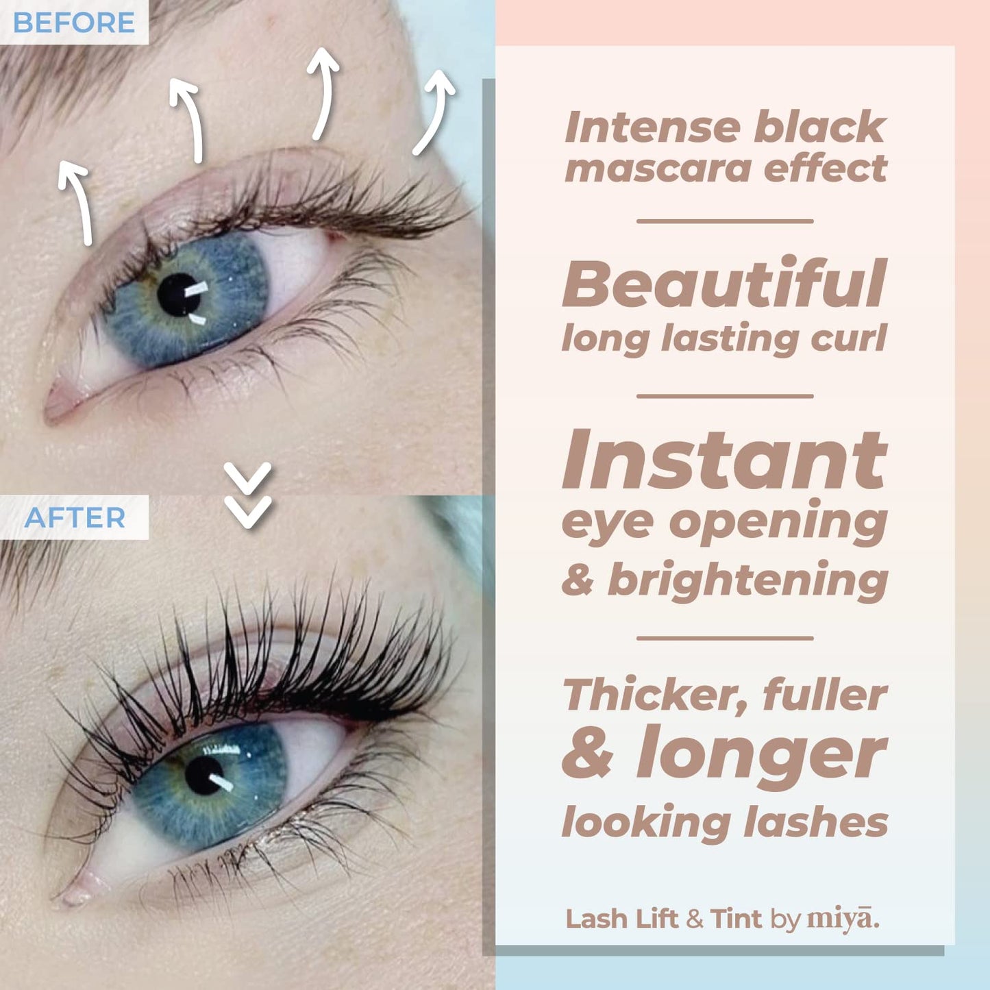 Keratin Lash Lift Kit | Eyelash Perm Kit | Semi-Permanent LVL Curling & Lifting Eyelashes | Lasts Up to 6 Weeks | Includes All Tools | Home & Salon Beauty & Personal Care MIYA LASH