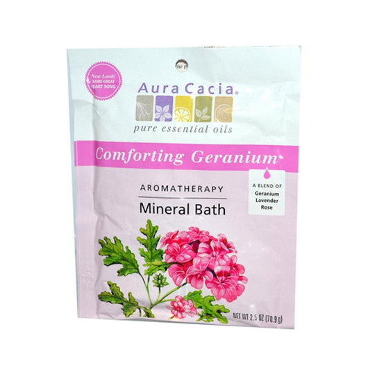 Aura Cacia Mineral Bath, Comforting Geranium 2.5 Oz Beauty and Personal Care Aura Cacia