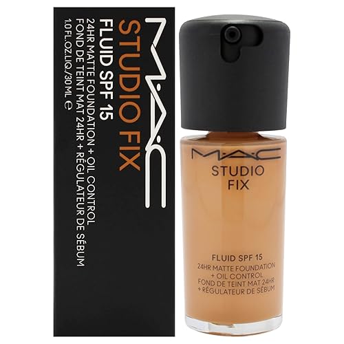 Studio Fix Fluid SPF 15 24Hr Matte Foundation Plus Oil Control -NC45 by MAC for Women - 1 oz Foundation Beauty & Personal Care MAC