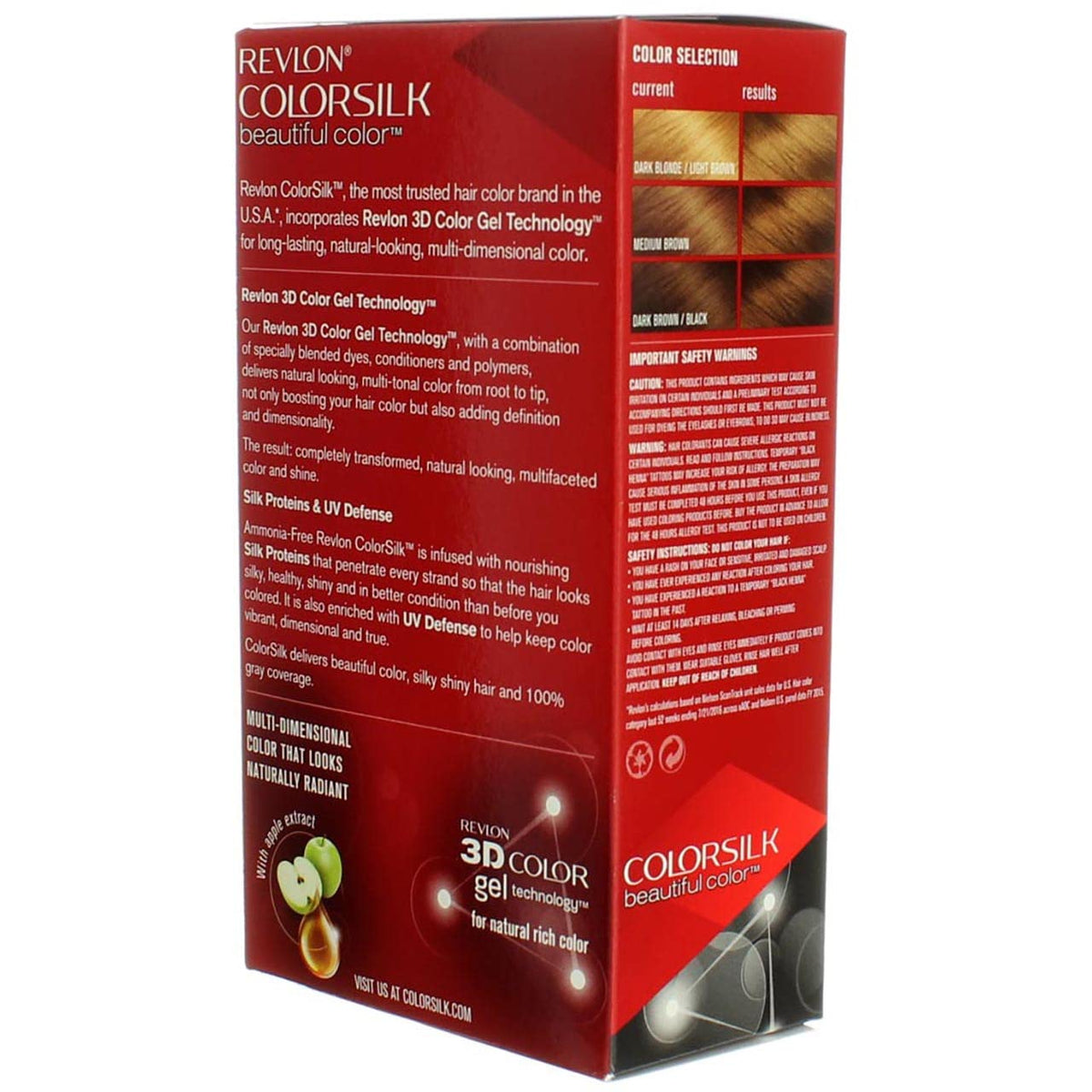 Revlon ColorSilk Hair Color 54 Light Golden Brown 1 Each (Pack of 2) Beauty & Personal Care REVLON