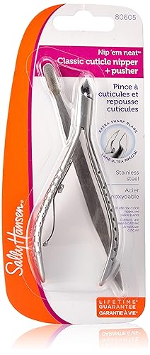 Sally Hansen Beauty Tools, Nip'em Neat-Cuticle Nipper, Pusher, Half Jaw, 1 count, Cuticle Cutter, Cuticle Nipper, Cuticle Clippers, Cuticle Trimmer Beauty & Personal Care Sally Hansen