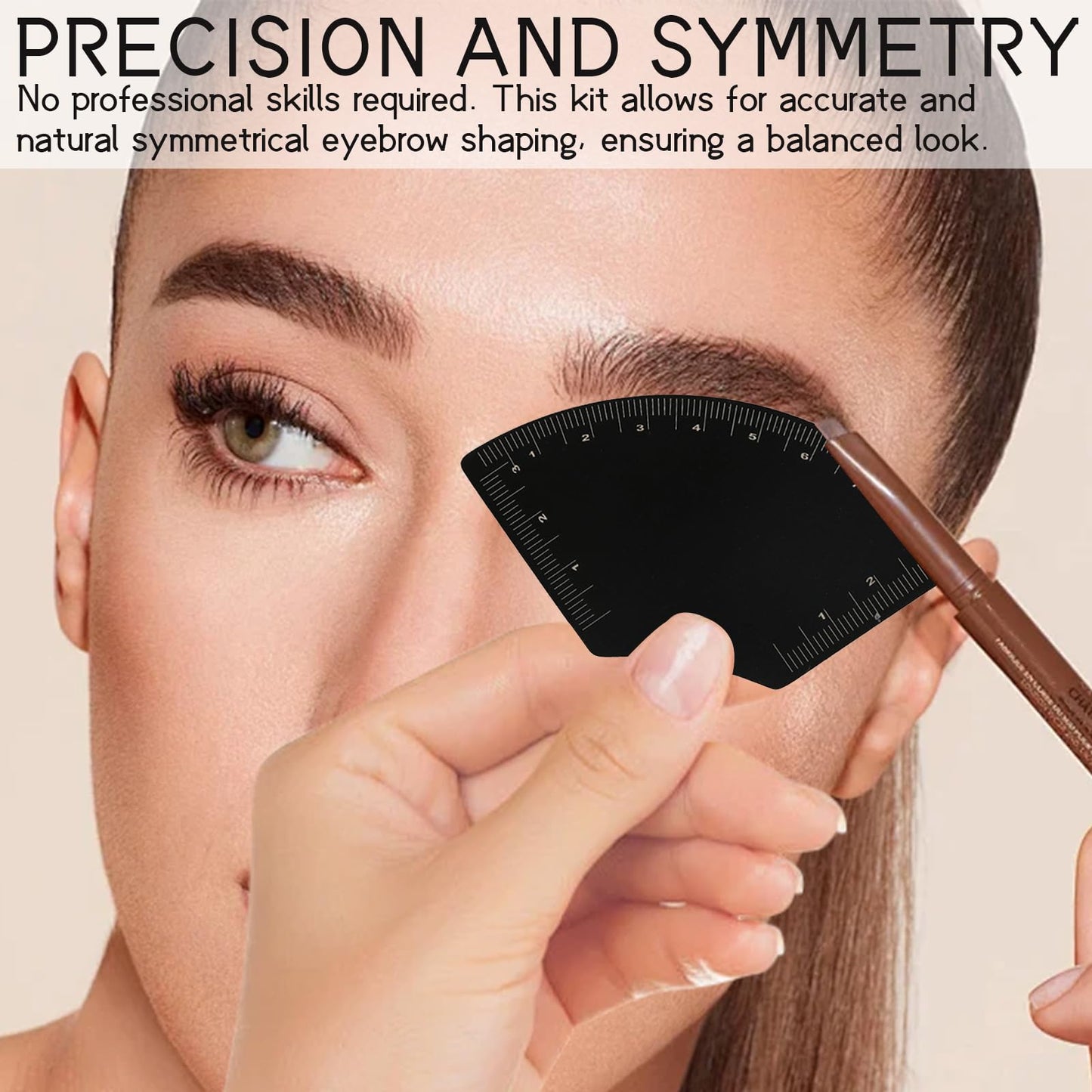 3 Pieces Eyebrow Ruler and Microblading Mapping Kit for Fast Eyebrow Design - Reusable Drawing Guide for Women and Men Beauty & Personal Care sacxi