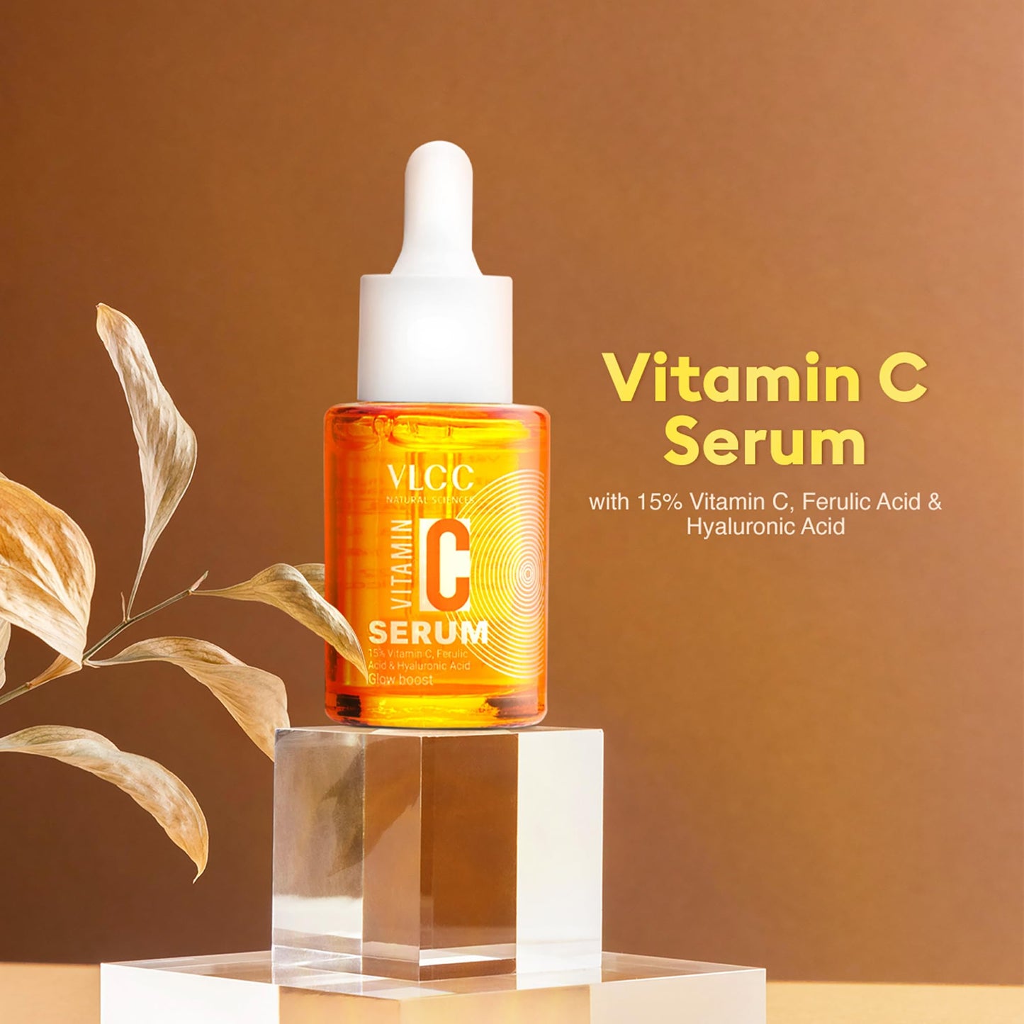 VLCC Vitamin C Serum - Lightweight Face Serum with Ferulic Acid - Hydrating Facial Skin Care for Nourished Skin - Overnight Moisturizer - 1 oz Beauty & Personal Care VLCC