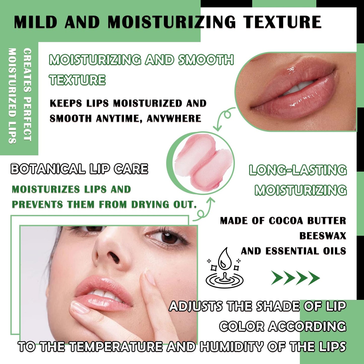 4PCS Aloe Vera Color Changing Lipstick,Temperature Color Change Lip Gloss Makeup Set,Waterproof Long Lasting Aloe Vera Tinted Lip Balm Beauty & Personal Care DWDiWen
