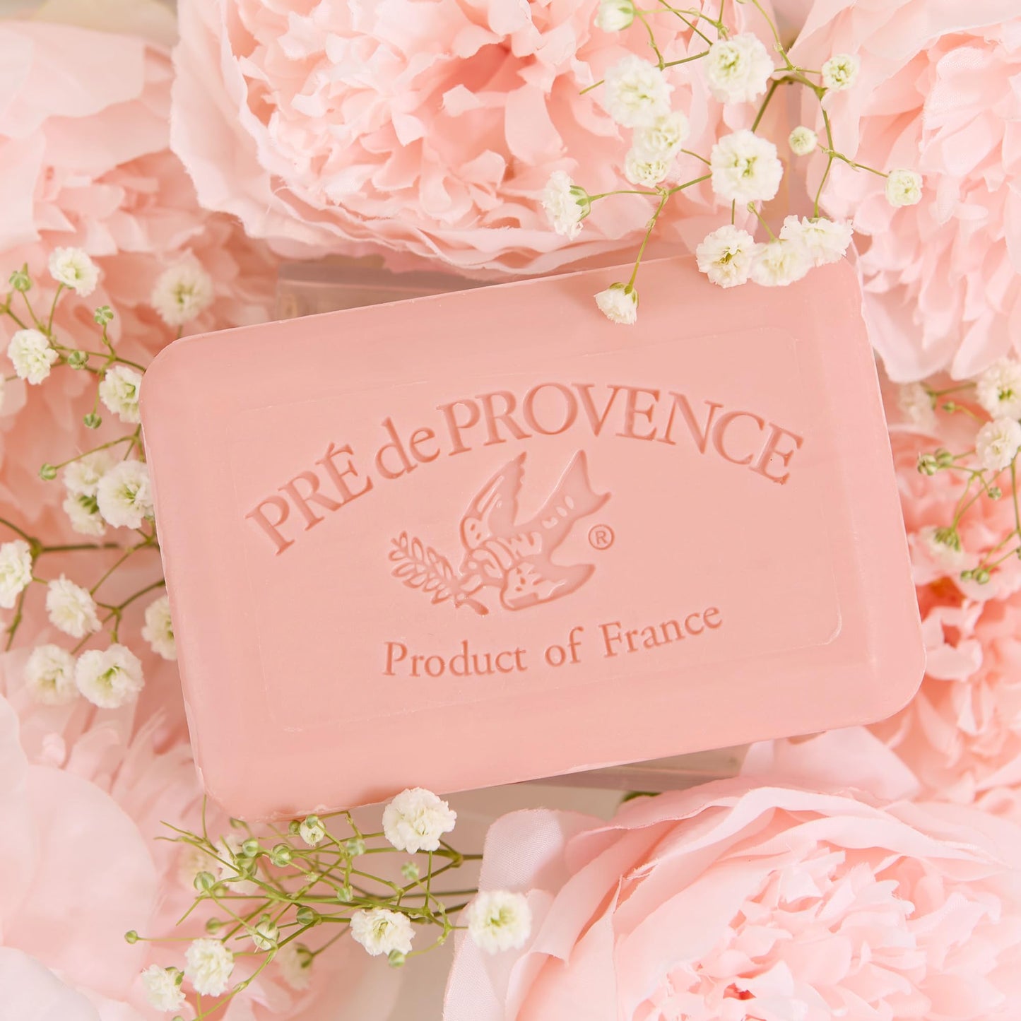 Pre de Provence Artisanal Soap Bar, Enriched with Organic Shea Butter, Natural French Skincare, Quad Milled for Rich Smooth Lather, 8.8 Ounce, Peony Beauty & Personal Care Pre de Provence