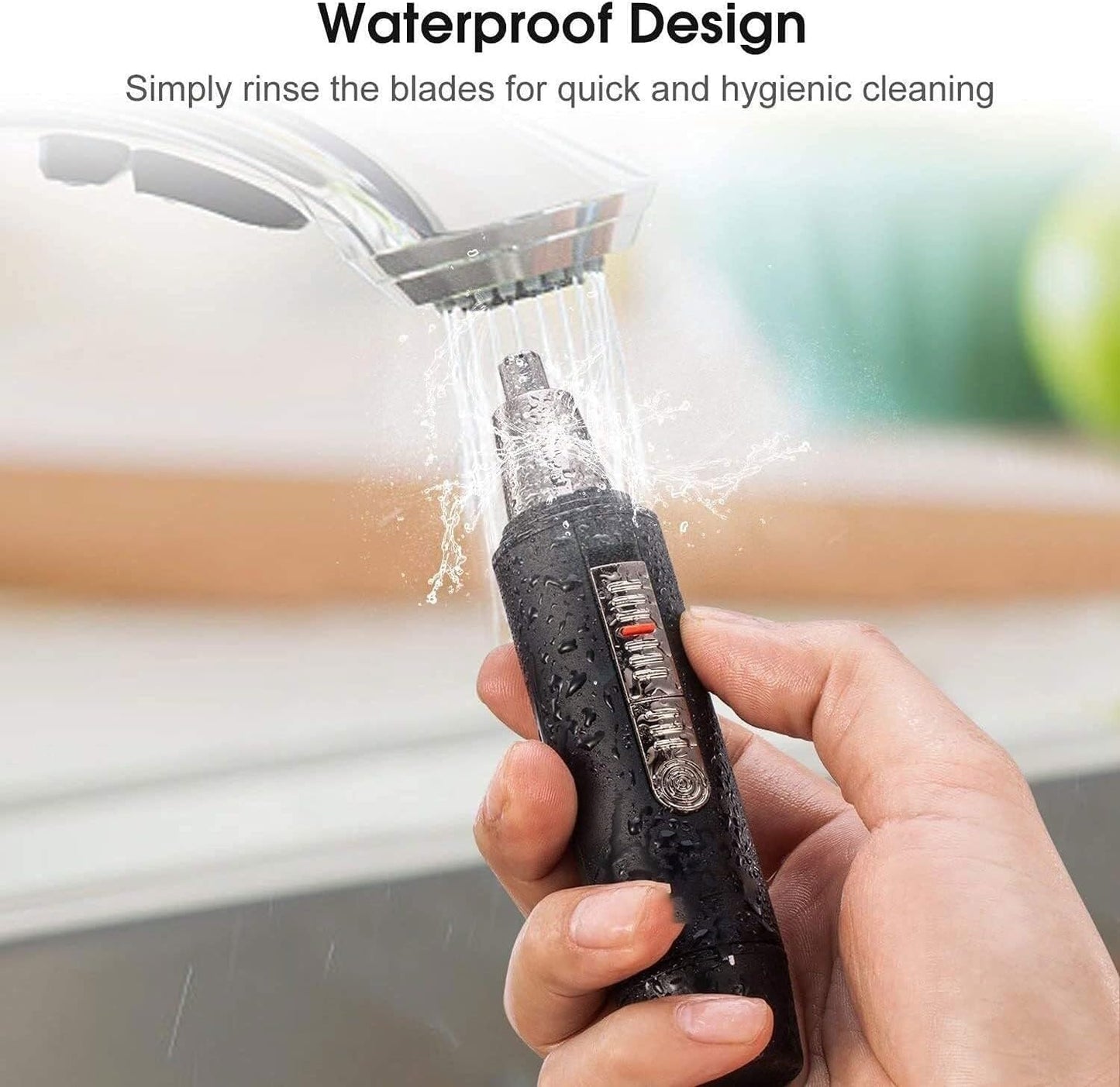 YREAJZVS Ear and Nose Hair Trimmer for Men, Professional USB Rechargeable Nostril Nasal Hair Cleaning System, Lightweight Waterproof Nose Hair Beauty and Personal Care YREAJZVS