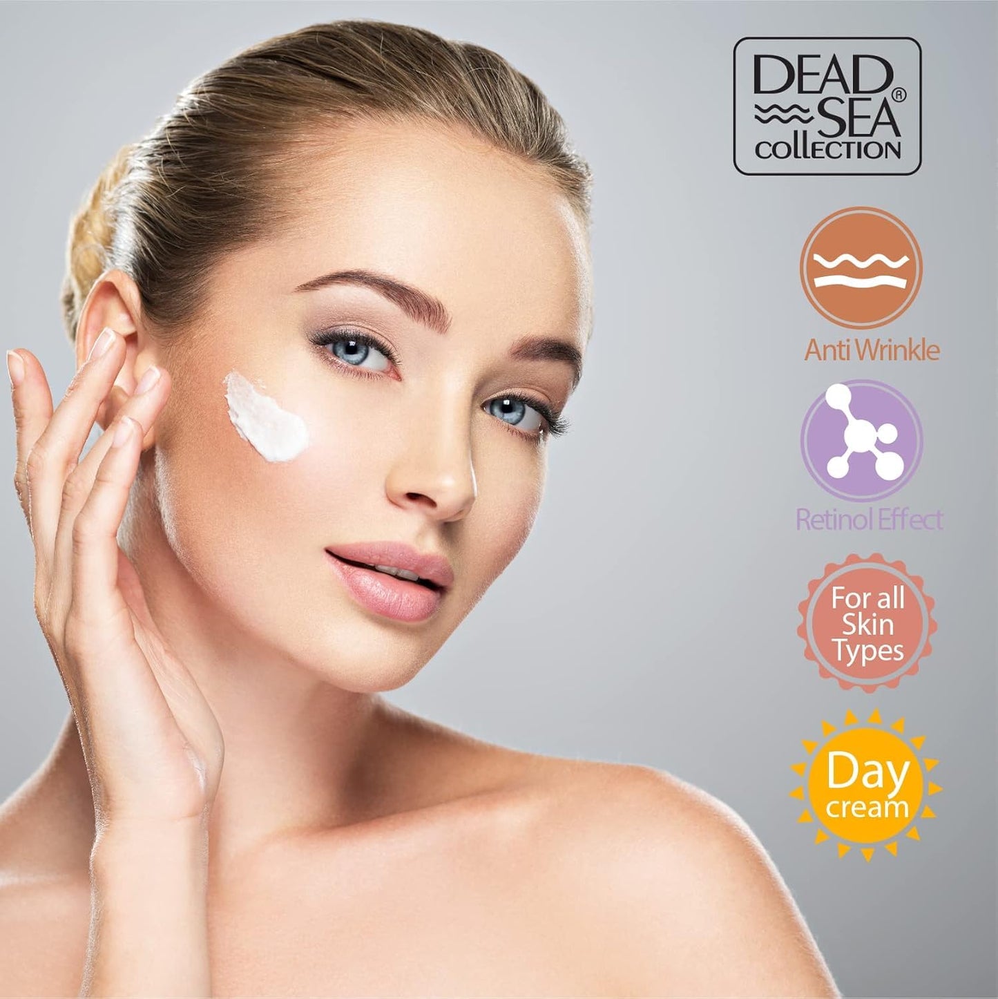 Dead Sea Collection Day Cream for Face with 2% Retinol, Dead Sea Minerals, and Vitamin E - Anti Aging Nourishing Skin Care Moisturizer to Reduce Beauty & Personal Care Dead Sea Collection