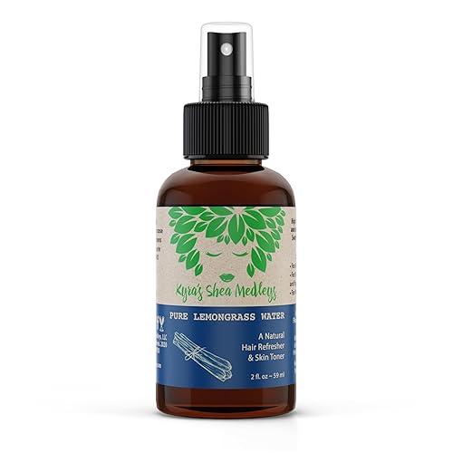 Multiuse Lemongrass Water Toner Mist for Face, Body, and Hair - Pure Distilled Lemograss Water Spray - Soothes and Hydrates Skin, Scalp, Hair, & Nails Beauty & Personal Care Kyra's Shea Medleys
