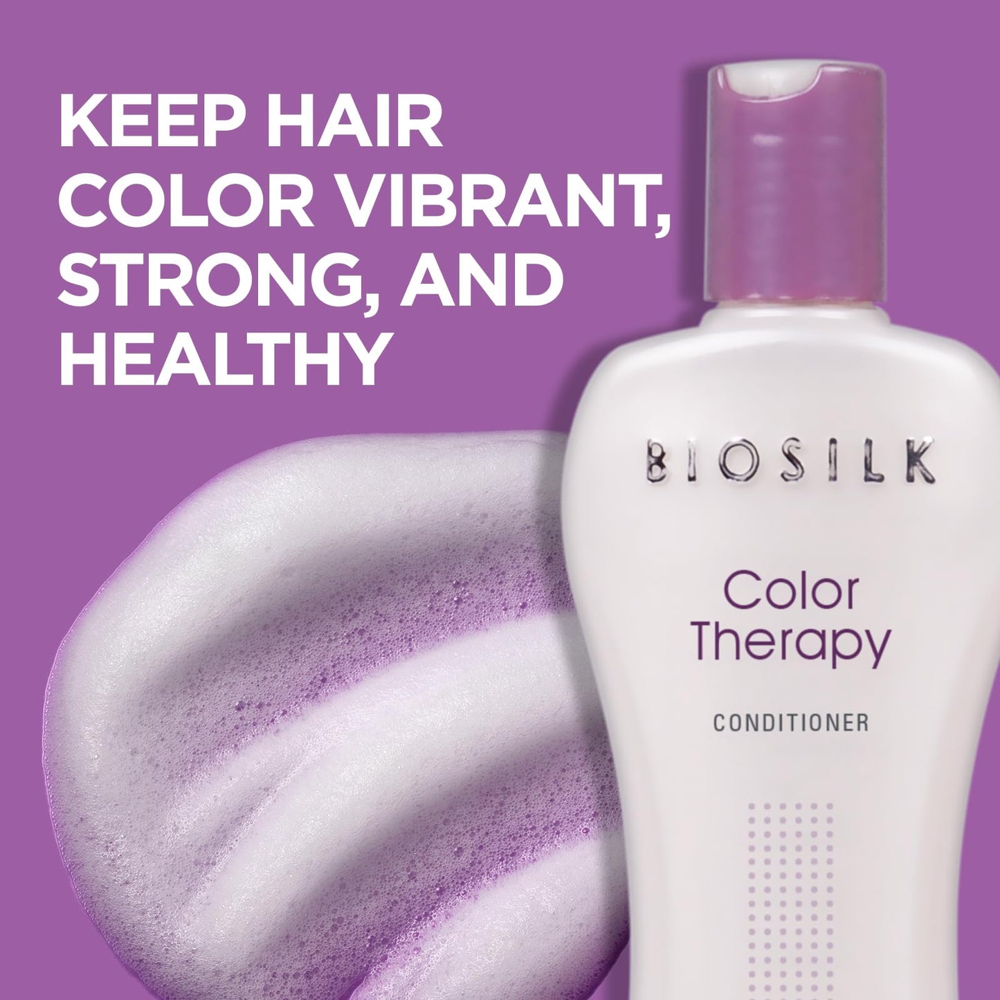 BioSilk Color Therapy Conditioner, Replenishes Moisture While Protecting Color, Enhances Vibrancy & Shine, Sulfate, Paraben & Cruelty-Free, 12 Oz Beauty & Personal Care BioSilk