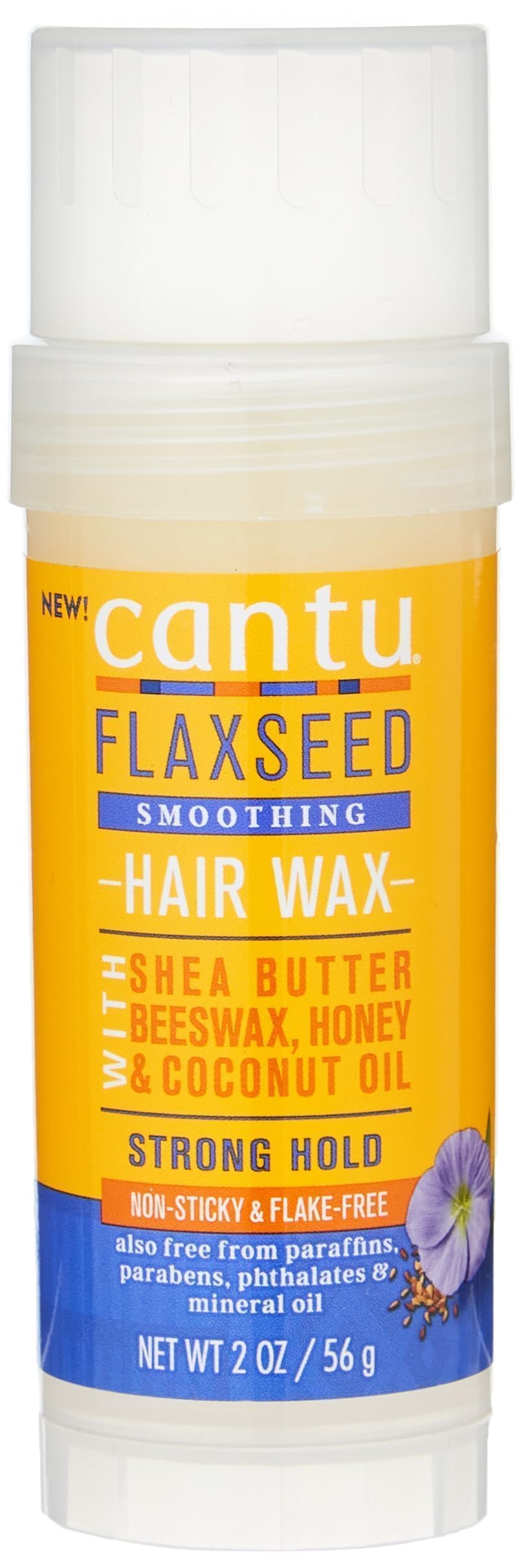 Cantu Flaxseed Smoothing Hair Wax with Shea Butter, Beeswax, Honey & Coconut Oil 2 oz Beauty & Personal Care Cantu