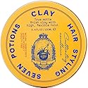 SEVEN POTIONS Hair Clay For Men and Women 3.4 fl oz - High Hold No Shine Hair Pomade For Men - Effortless Hair Styling Product That Leaves No Residue Beauty & Personal Care SEVEN POTIONS