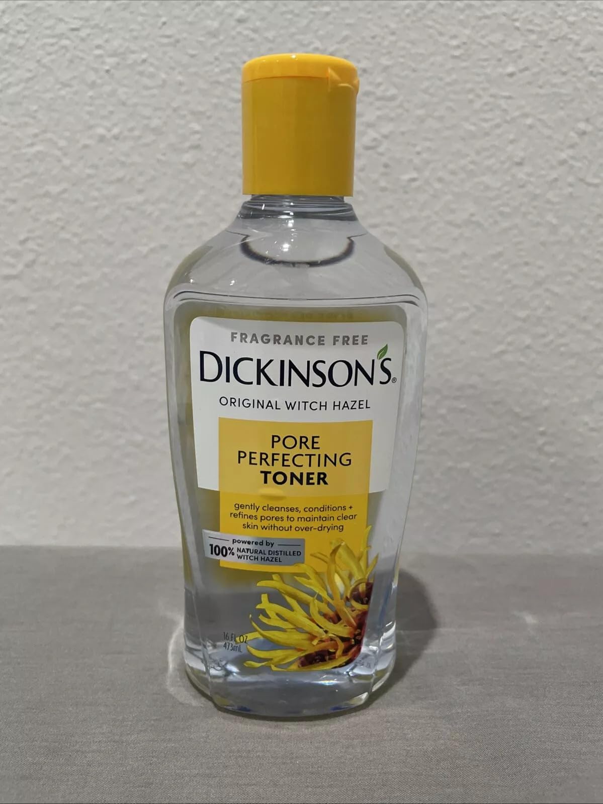 Dickinson's Original Witch Hazel Pore Perfecting Toner, 100% Natural, 16 Ounce Fragrance Free Beauty & Personal Care Dickinson's
