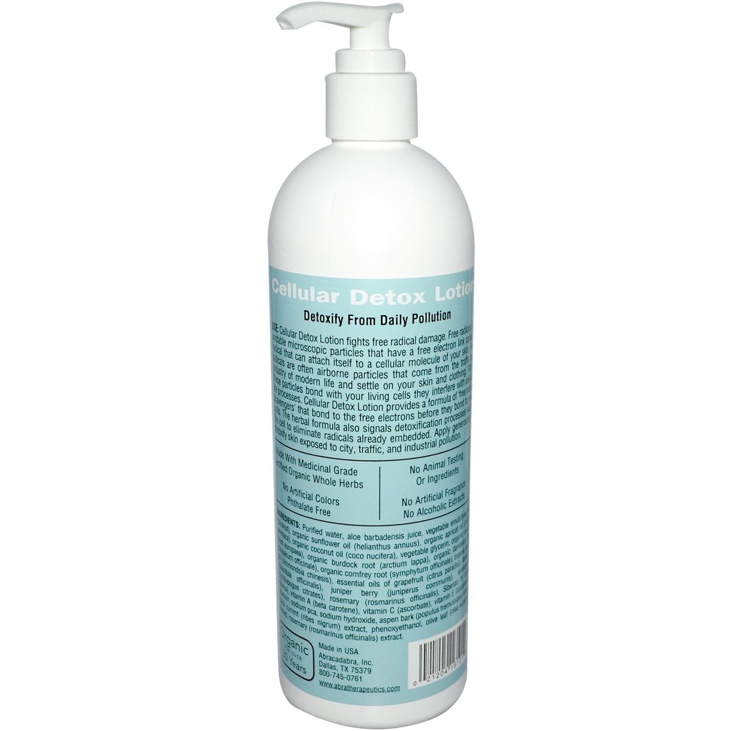 Abra Therapeutics - Therapeutic Lotion Cellular Detox Grapefruit & Juniper - 16 fl. oz. Beauty & Personal Care Abra