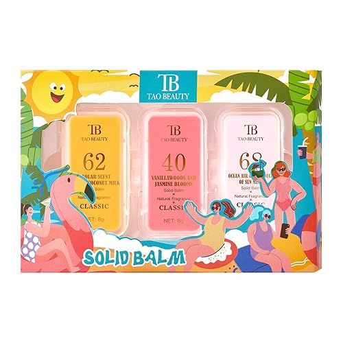 ADMD Solid Perfume 3-Pack Refreshing Long Lasting Balm Perfume for Women & Men, Travel-Safe Natural Scent for Day & Night Beauty & Personal Care ADMD
