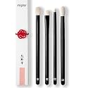 rephr The Core Eye Set - 4 Handmade Japanese Makeup Brushes with Natural Goat Hair | Essential Eye Brush Set for Blending, Shading, Crease & Detail | Beauty & Personal Care rephr
