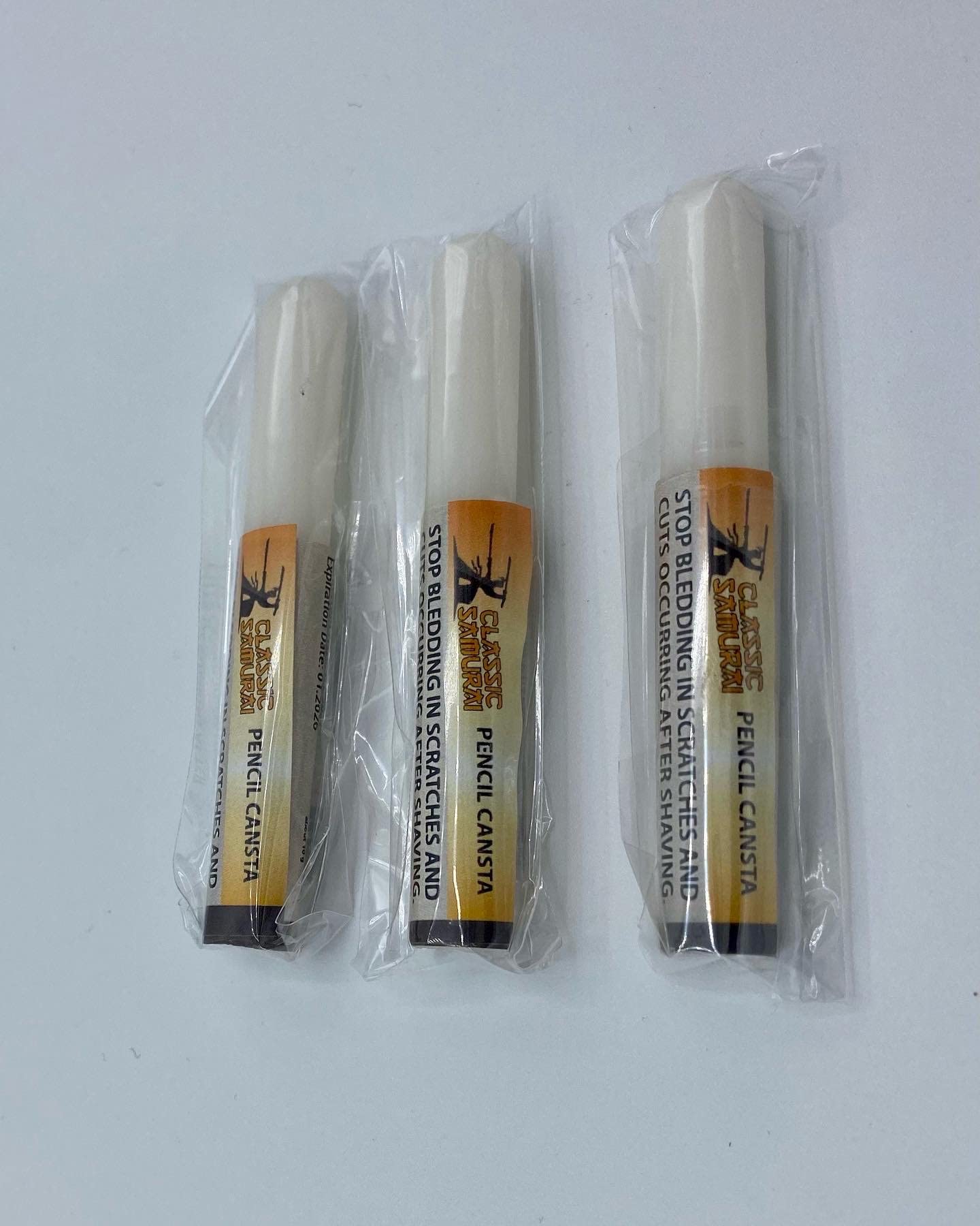 Classic Samurai Styptic Pen Type Traditional Shaving Cut Alum Block 12-Pack Beauty and Personal Care Classic Samurai