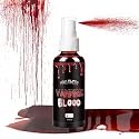 Halloween Fake Blood Spray, Blood Splatter Fake Blood Washable, Fake Blood for Clothes and Zombie Monster Vampire Clown, Cosplay Party Makeup Beauty & Personal Care Js2U ZW
