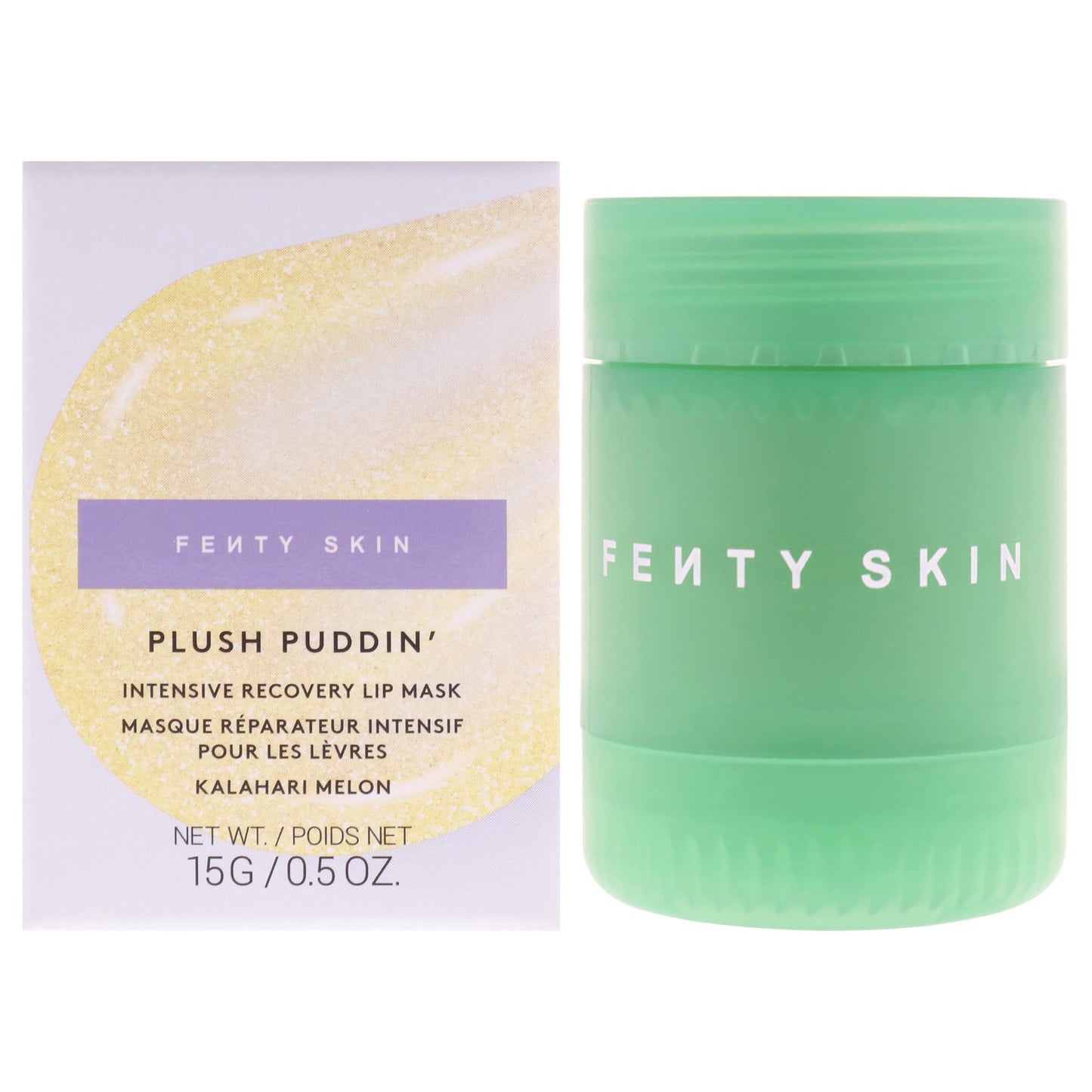 Plush Puddin Intensive Recovery Lip Mask - Kalahari Melon by Fenty Beauty for Women - 0.5 oz Lip Mask Beauty & Personal Care FENTY BEAUTY