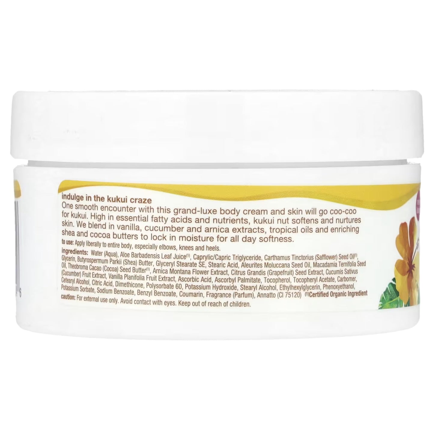 ALBA BOTANICA BODY CREAM,KUKUI NUT, 6.5 OZ Beauty & Personal Care Alba Botanica