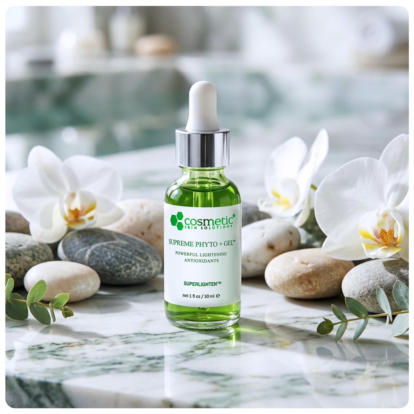 Supreme Phyto + Gel, Refreshing Botanical Antioxidant Serum with Hyaluronic Acid, Kojic Acid & Arbutin, Hydrating Facial Gel for Radiant & Nourished Beauty & Personal Care Cosmetic Skin Solutions
