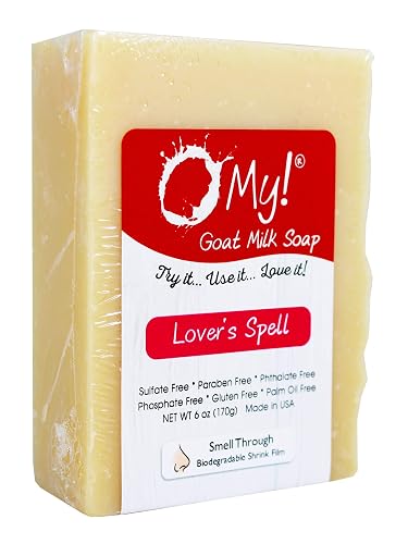 O My! Goat Milk Soap :: All Natural Hand, Face & Body Soap, 6 Oz. Bar :: Handmade in USA with Farm Fresh Goat's Milk :: Lightly Scented, Non Drying Beauty & Personal Care O My!