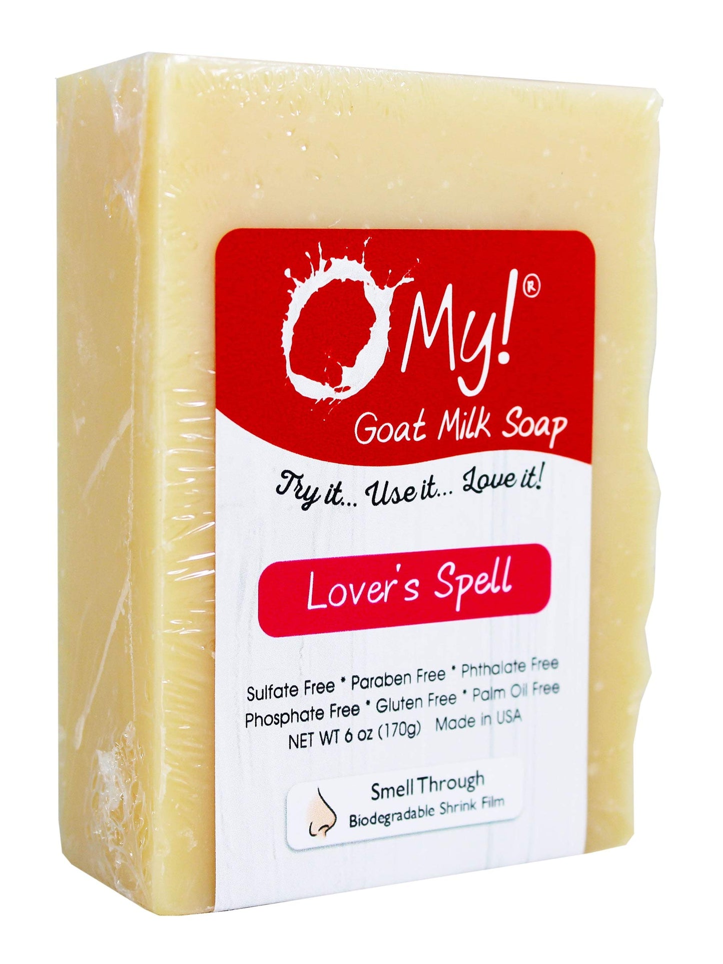 O My! Goat Milk Soap :: All Natural Hand, Face & Body Soap, 6 Oz. Bar :: Handmade in USA with Farm Fresh Goat's Milk :: Lightly Scented, Non Drying Beauty & Personal Care O My!