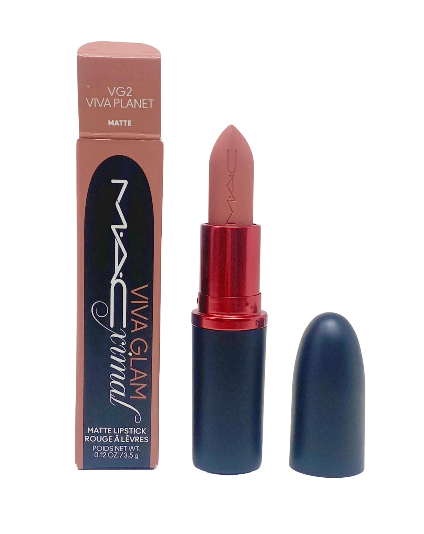 MAC Ximal Viva Glam Matte Lipstick - VG2 Viva Planet (.12 Oz / 3.5 g) Beauty & Personal Care MAC