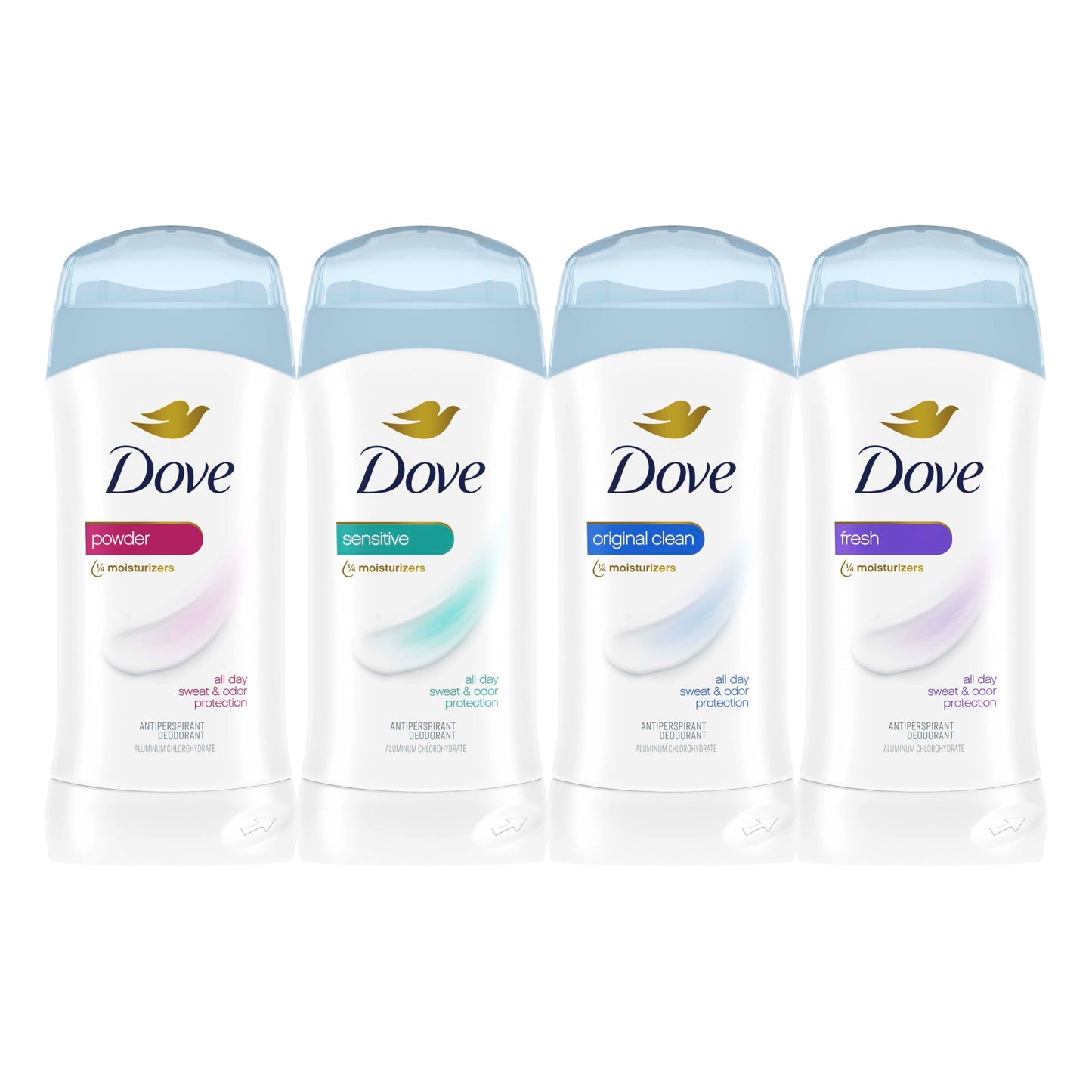 Dove Invisible Solid Antiperspirant Deodorant Stick 2 Count Fresh for Women, For All Day Underarm Sweat & Odor Protection 2.6 oz Beauty and Personal Care Dove