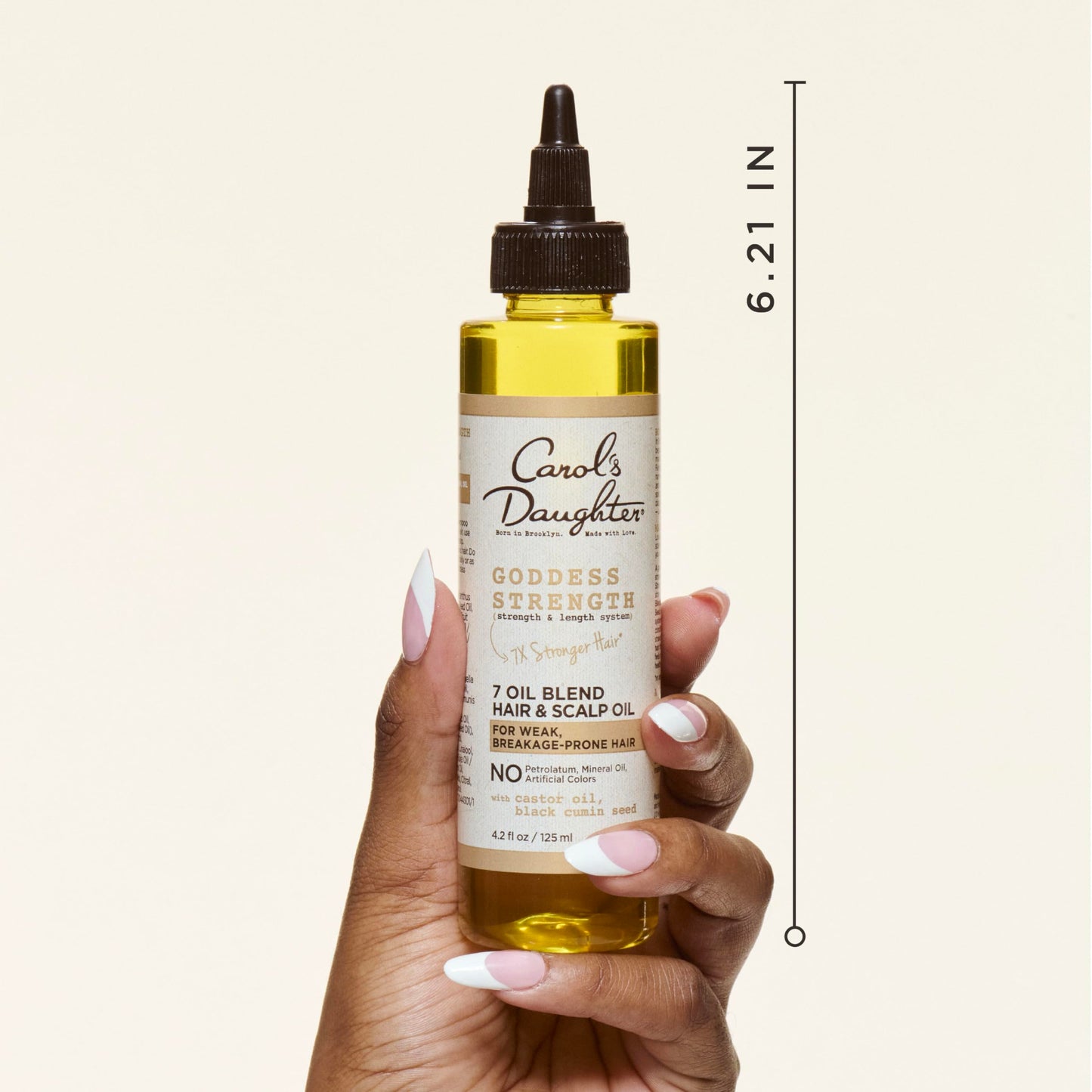Carol's Daughter Goddess Strength 7 Oil Blend Scalp and Hair Oil for Waves, Coils and Curls, Hair Treatment with Castor Oil, 4.2 Fl Oz Beauty and Personal Care Carol's Daughter