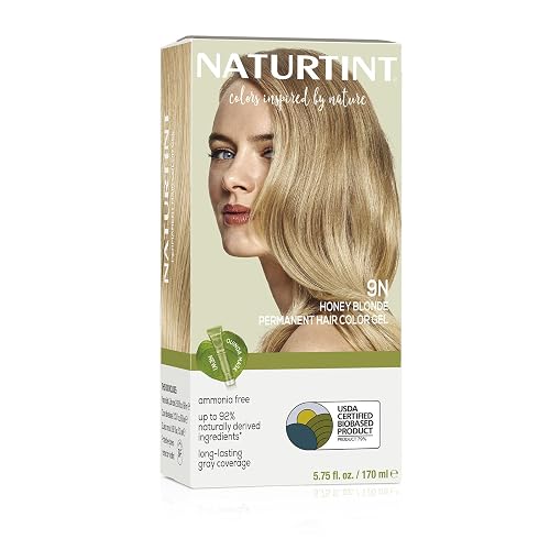 Naturtint Permanent Hair Color, 9N Honey Blonde, Plant Enriched, Ammonia Free, Long Lasting Gray Coverage and Radiante Color, Nourishment Beauty & Personal Care Naturtint