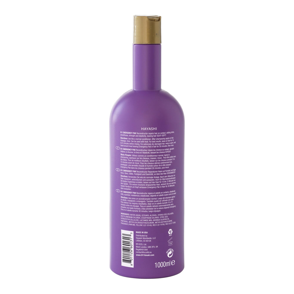 Hayashi 911 Emergency Pak Formula, 33.8 Fluid Ounce Beauty & Personal Care Hayashi