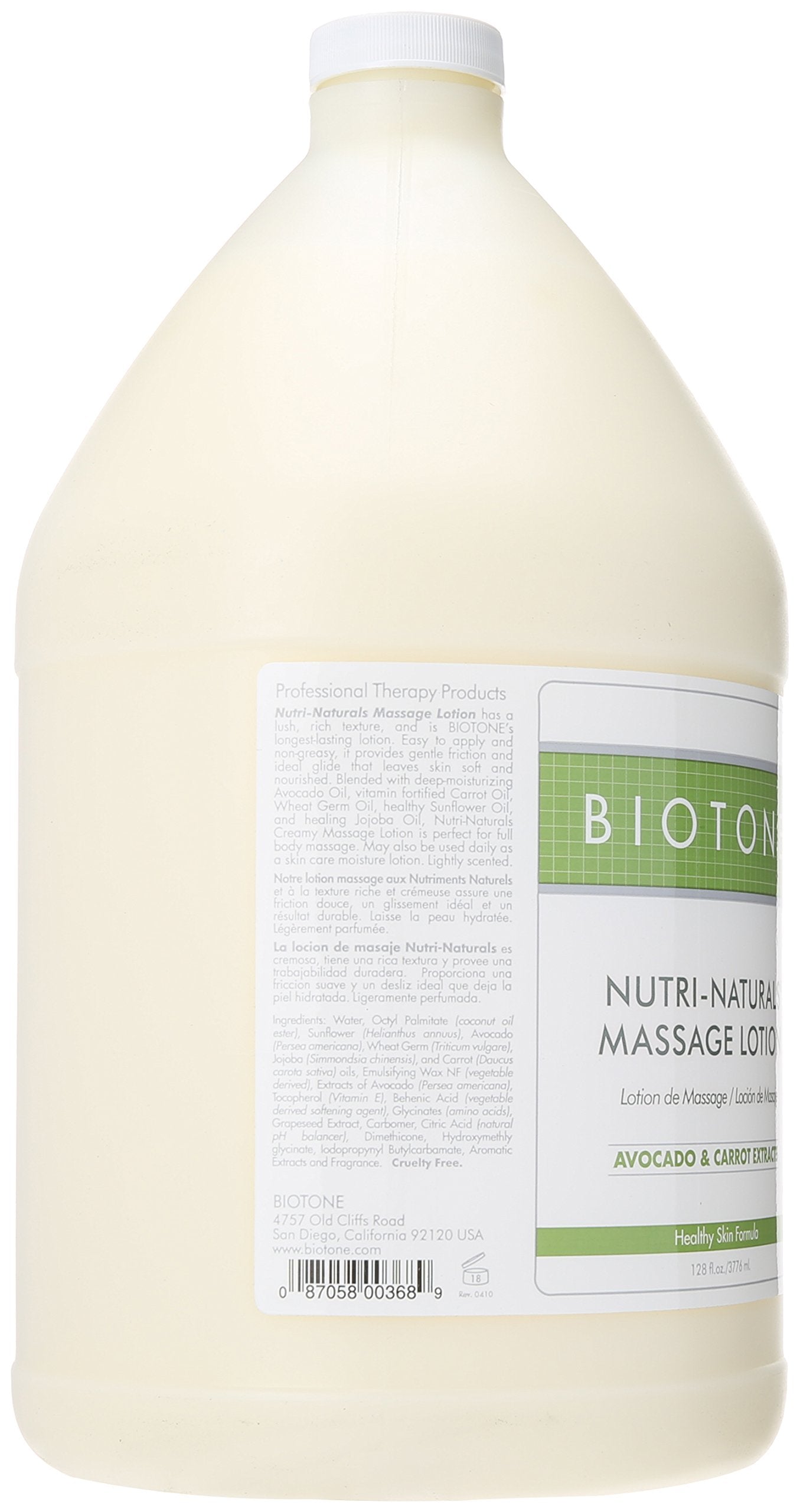 Biotone Nutri Naturals Mass Lotion, 128 Ounce Beauty & Personal Care BIOTONE