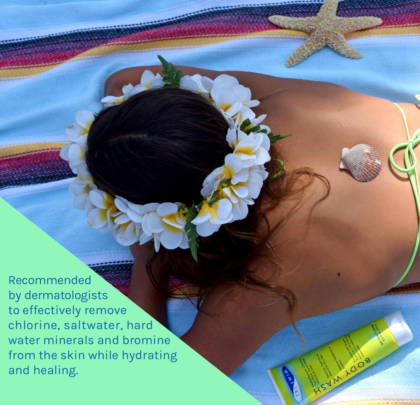 TRISWIM Chlorine Removal Body Wash 8.5 Fl Oz | Removes Chlorine, Bromine, Hard Water Minerals & Saltwater | Hydrates & Restores Skin | Moisturizing Beauty & Personal Care TRISWIM