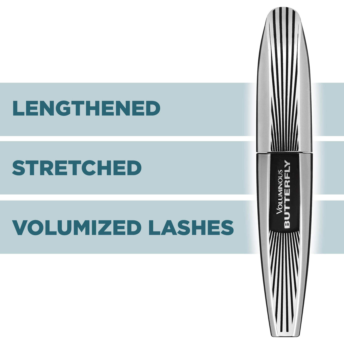 L'Oreal Paris Voluminous Butterfly Mascara, Washable, Blackest Black, 0.22 Fl. Oz., 1 Count Beauty & Personal Care L'Oreal Paris