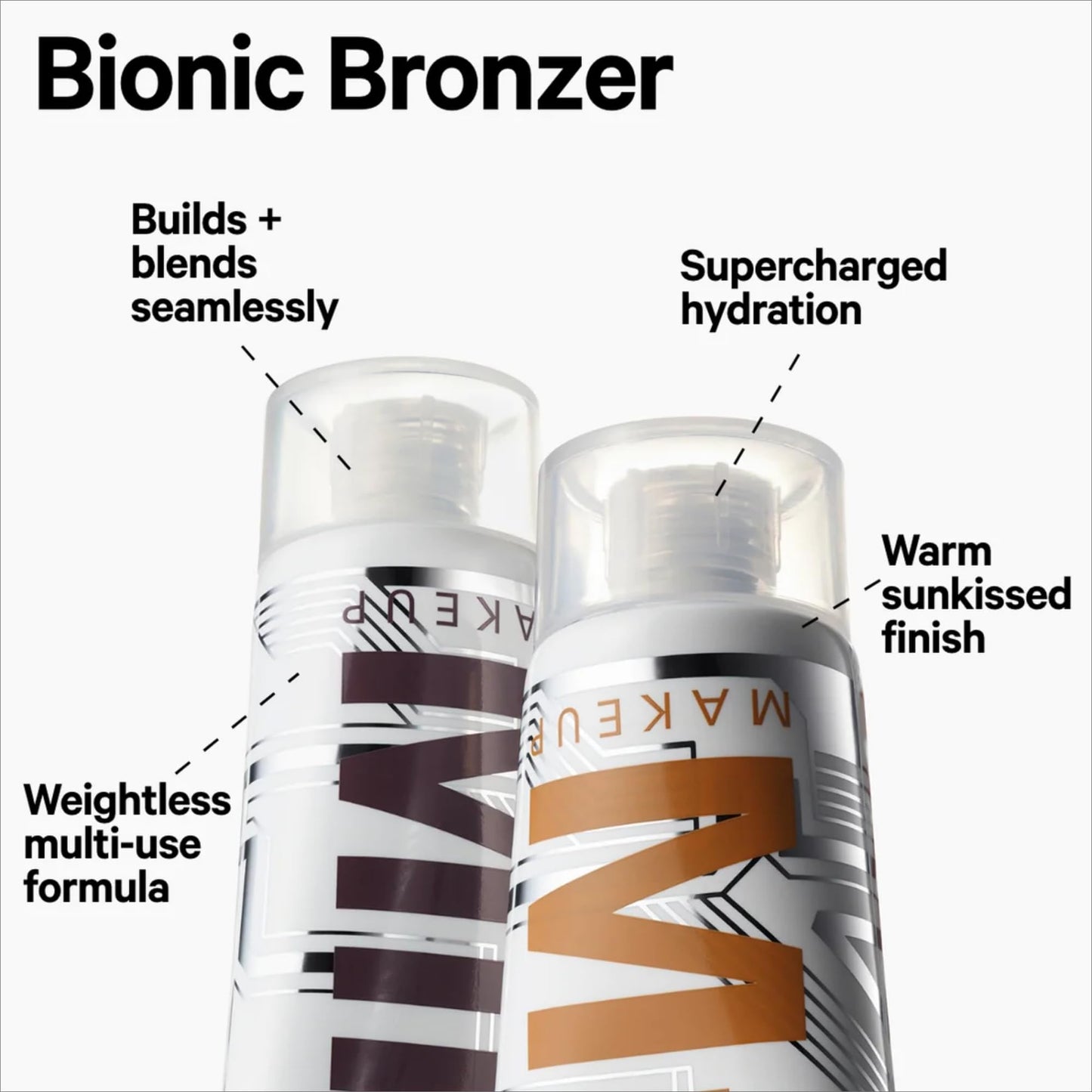 Milk Makeup Bionic Bronzer, Invincible (Deep Bronze) - 0.6 fl oz - Hydrating Liquid Bronzer - Buildable, Blendable Color - Warm, Sunkissed Finish Beauty & Personal Care Milk Makeup