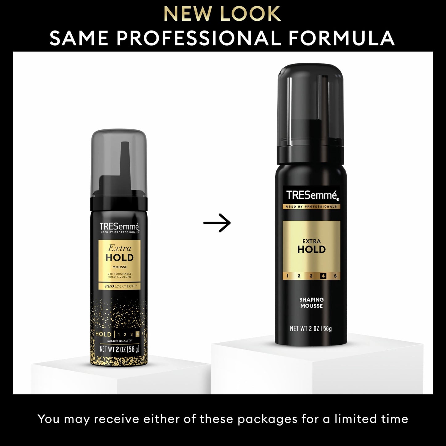 TRESemmé Extra Hold Volumizing Mousse For All-Day Humidity Resistance 2 oz Beauty & Personal Care TRESemmé