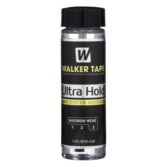 Walker Tape Ultra Hold Brush-On Adhesive, Waterproof Wig Glue for Lace Systems and Tape in Hair Extensions Human Hair, Strong Long Lasting Bonding