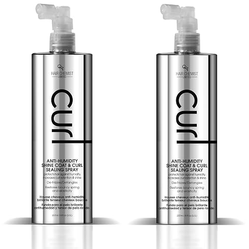 Hair Chemist CURL Anti Humidity Shine Coat & Curl Sealing Spray 8 oz. (Pack of 2) Beauty & Personal Care Hair Chemist