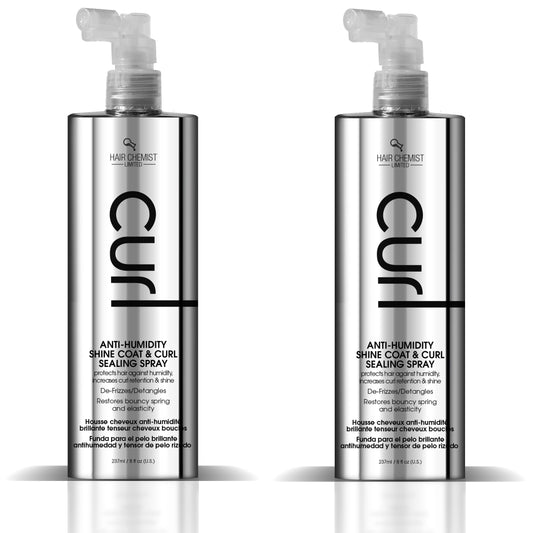 Hair Chemist CURL Anti Humidity Shine Coat & Curl Sealing Spray 8 oz. (Pack of 2) Beauty & Personal Care Hair Chemist