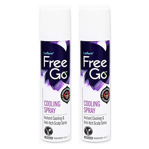 Laflare Cooling Spray for Braiding, Wig & Weaving. Instantly Reduce Temperature & Relief Itchy Scalp and Skin, Vegan(Biotin, Tea Tree, Castor Oil) 80 Beauty & Personal Care Laflare